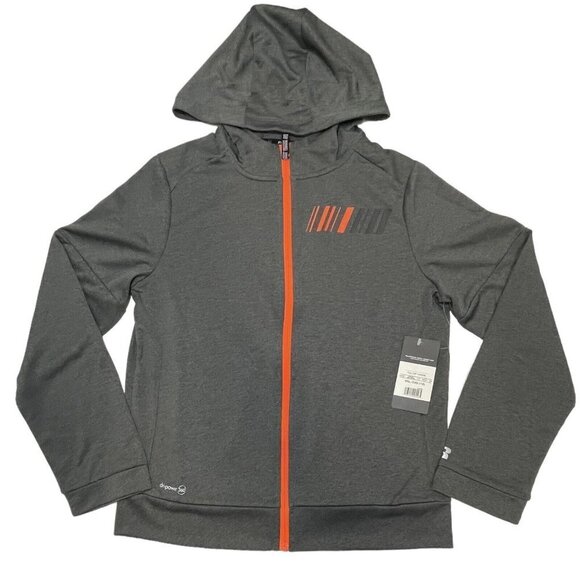 RUSSELL DRI-POWER 360 Athletic Zip Performance Hoodie Women's XXL (18) Grey NWT - Picture 4 of 13